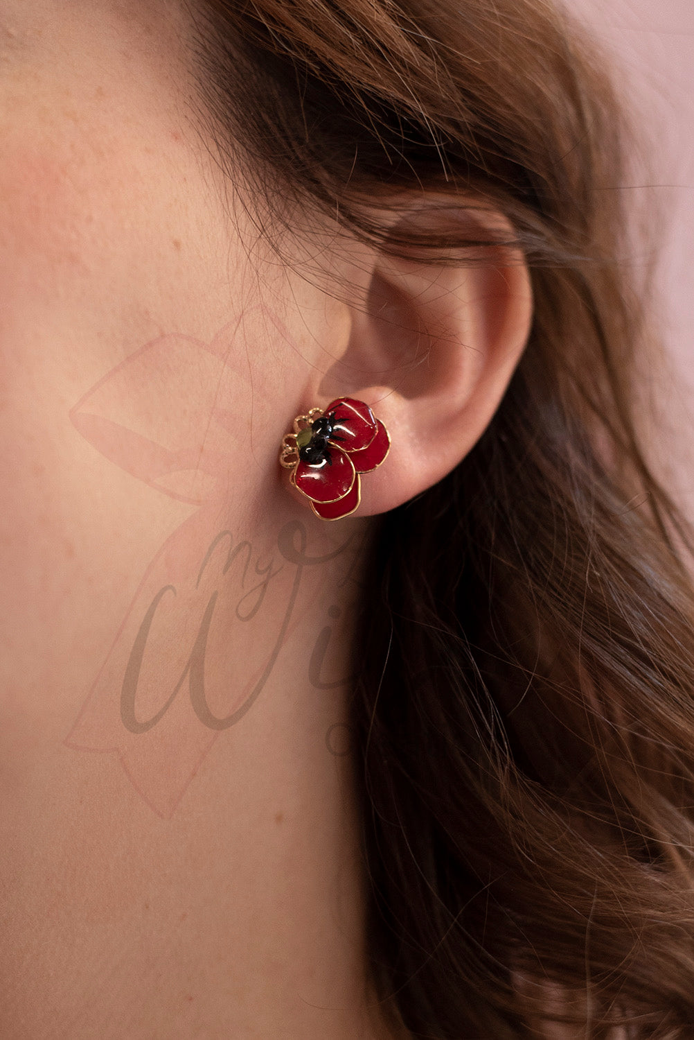 Orecchini Papaveri - My Little Wish