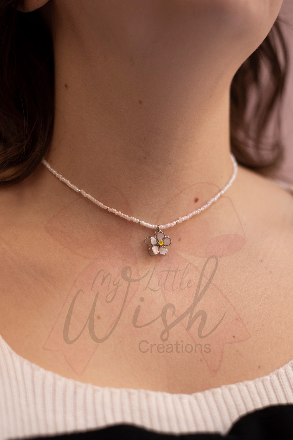 Collana Margherita in argento - My Little Wish