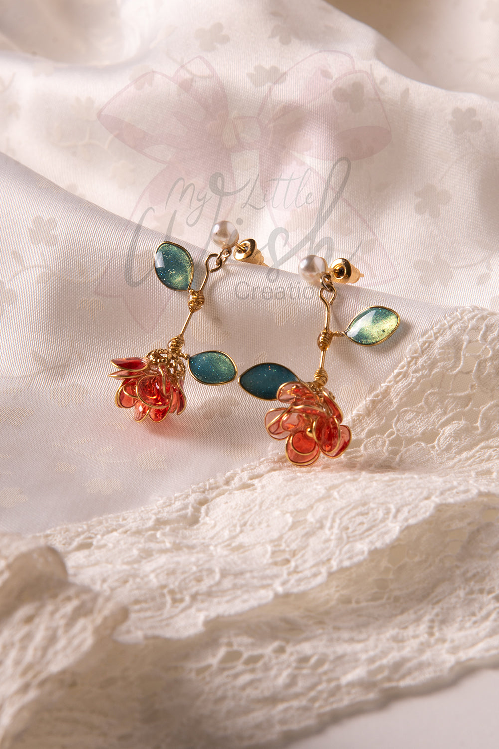 Orecchini Rose rosse