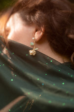 Orecchini Rosa bianca