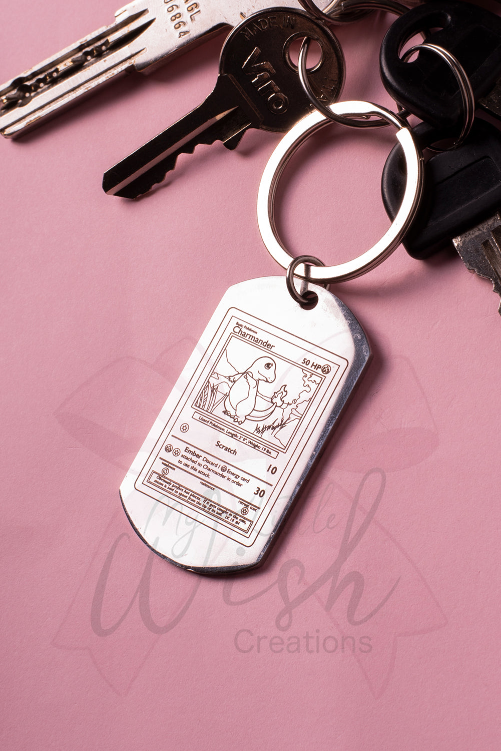 Portachiavi Carta Charmander - My Little Wish