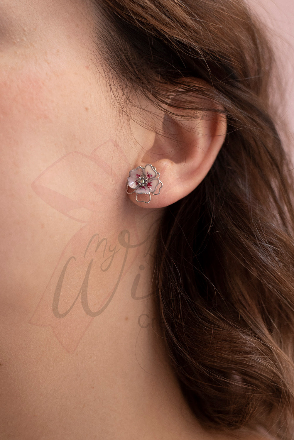 Orecchini Sakura argento - My Little Wish