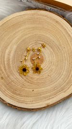 Orecchini pendenti Girasoli