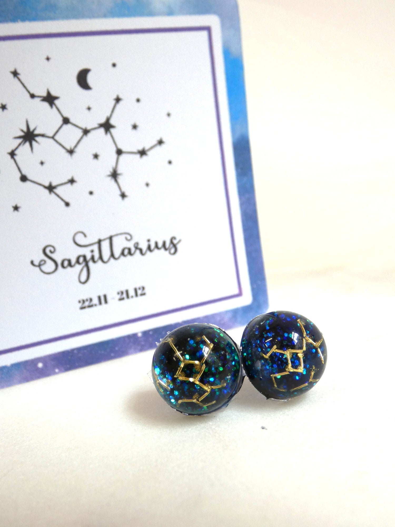 Ohrringe mit Sternbild Schütze