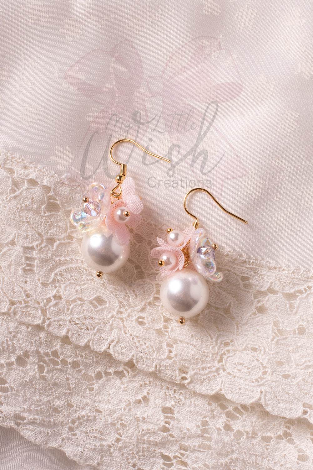 Rosa Vivienne Ohrringe