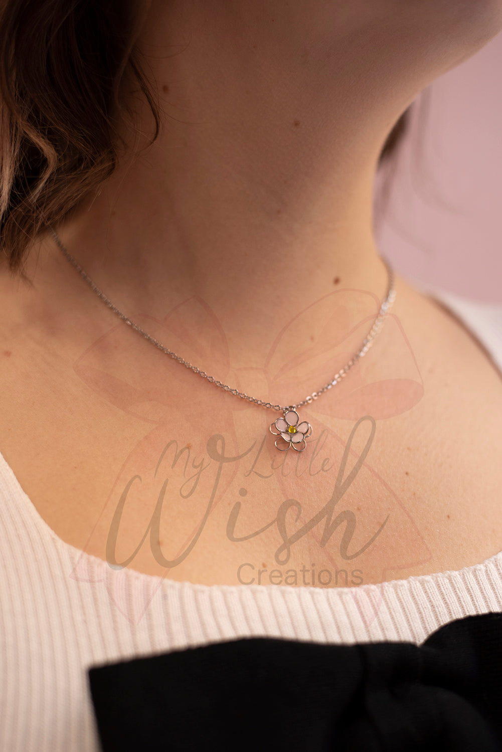 Collana Margherita minimal - My Little Wish