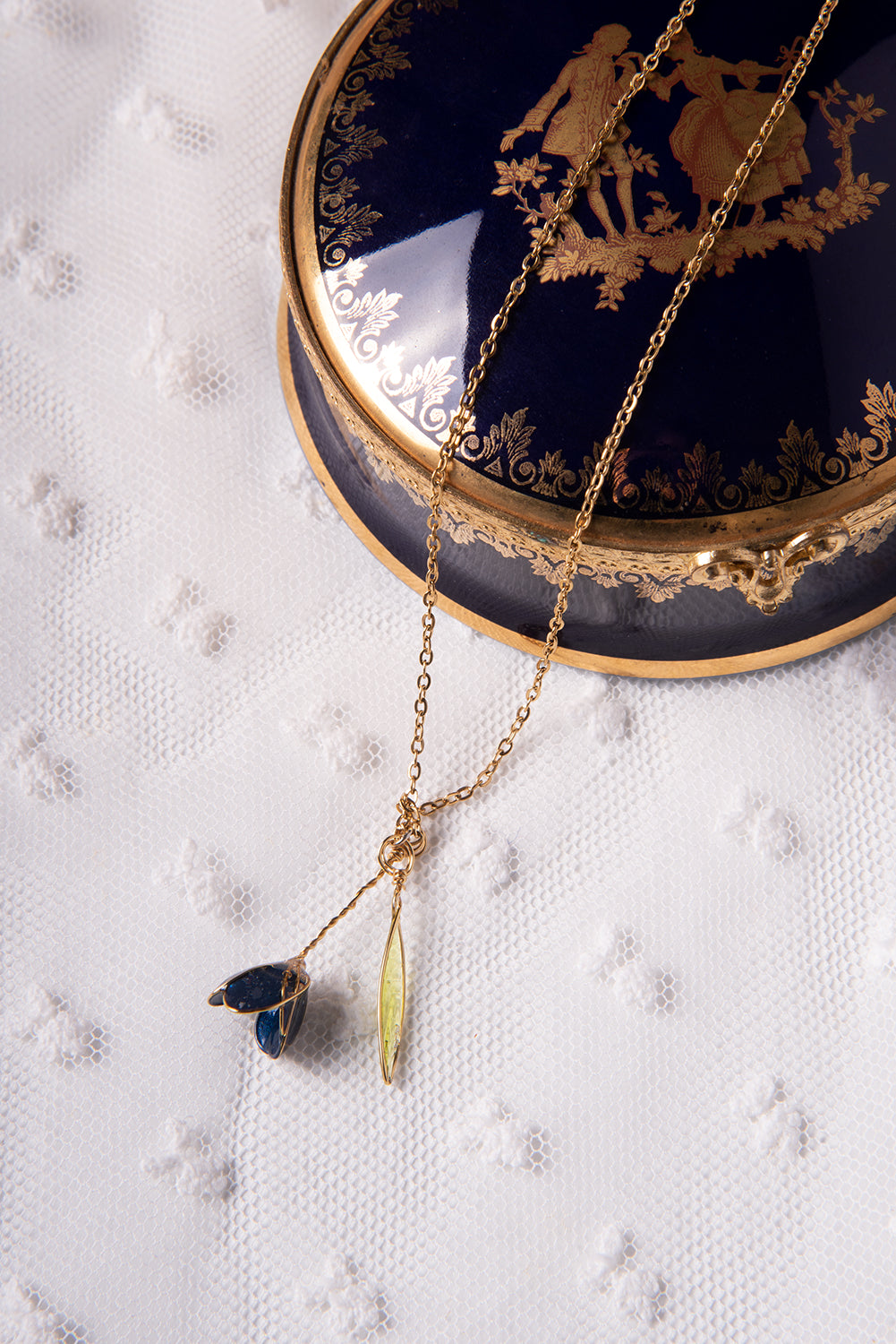 Collana Tulipano blu - My Little Wish