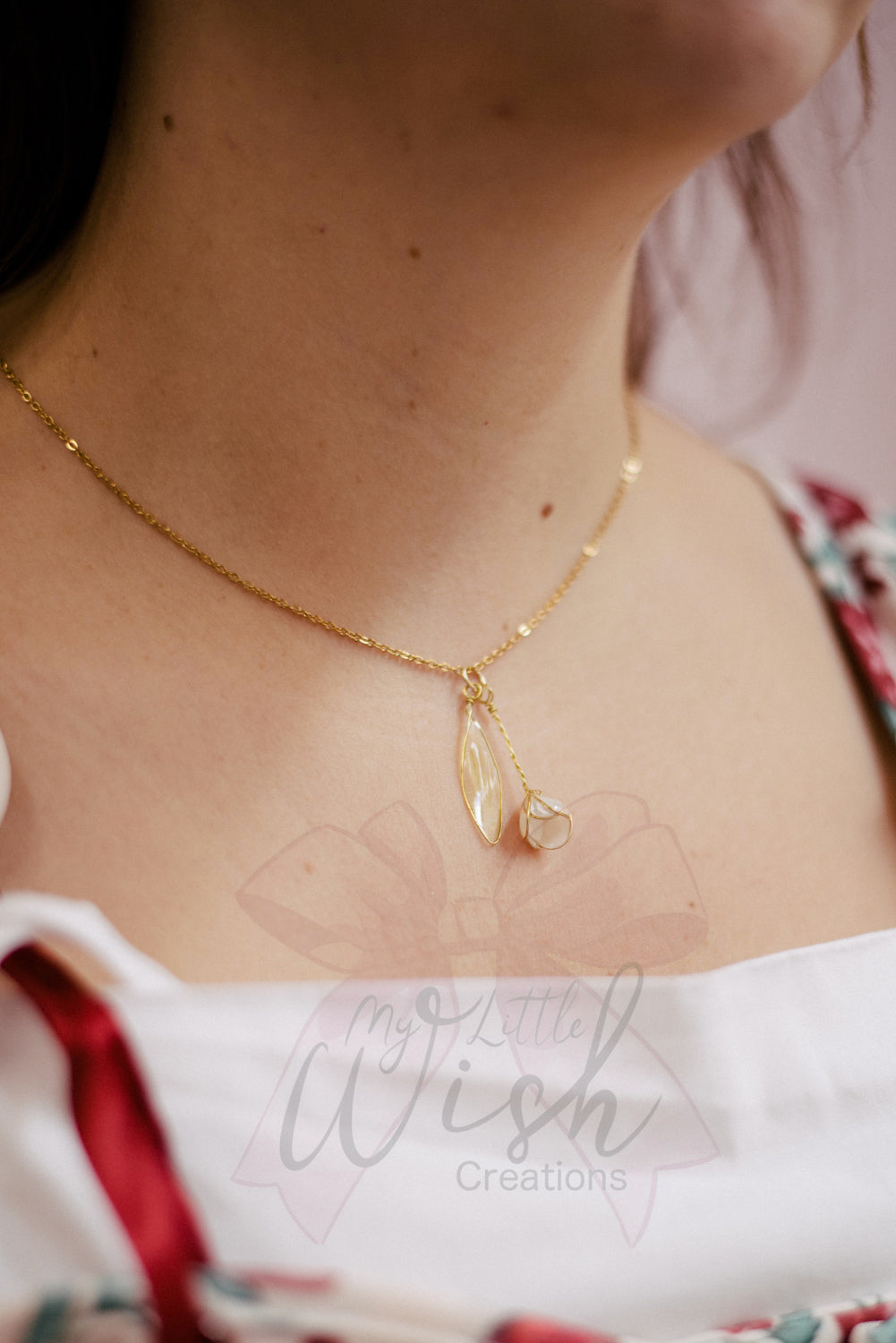 Collana Tulipano Bianco