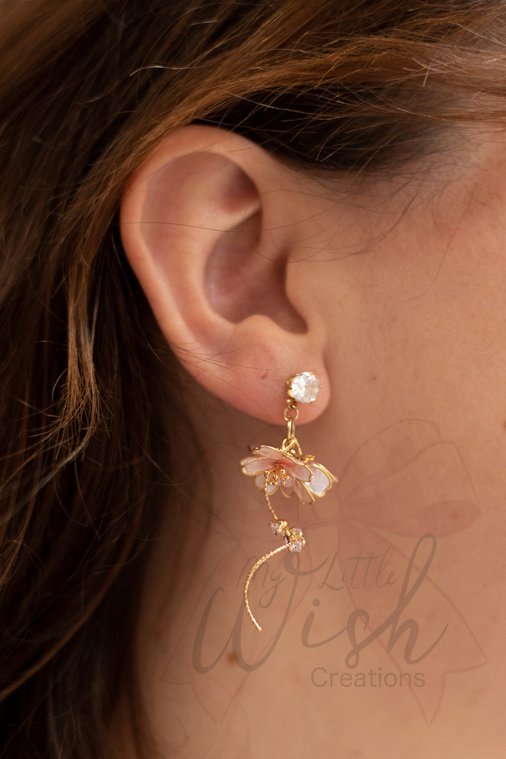 Orecchini Hana Sakura bouquet