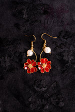 Orecchini Red Bloom