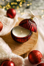 Candela Pallina di Natale allo Strudel di Mele