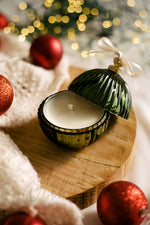 Candela Pallina di Natale Cioccolata Calda