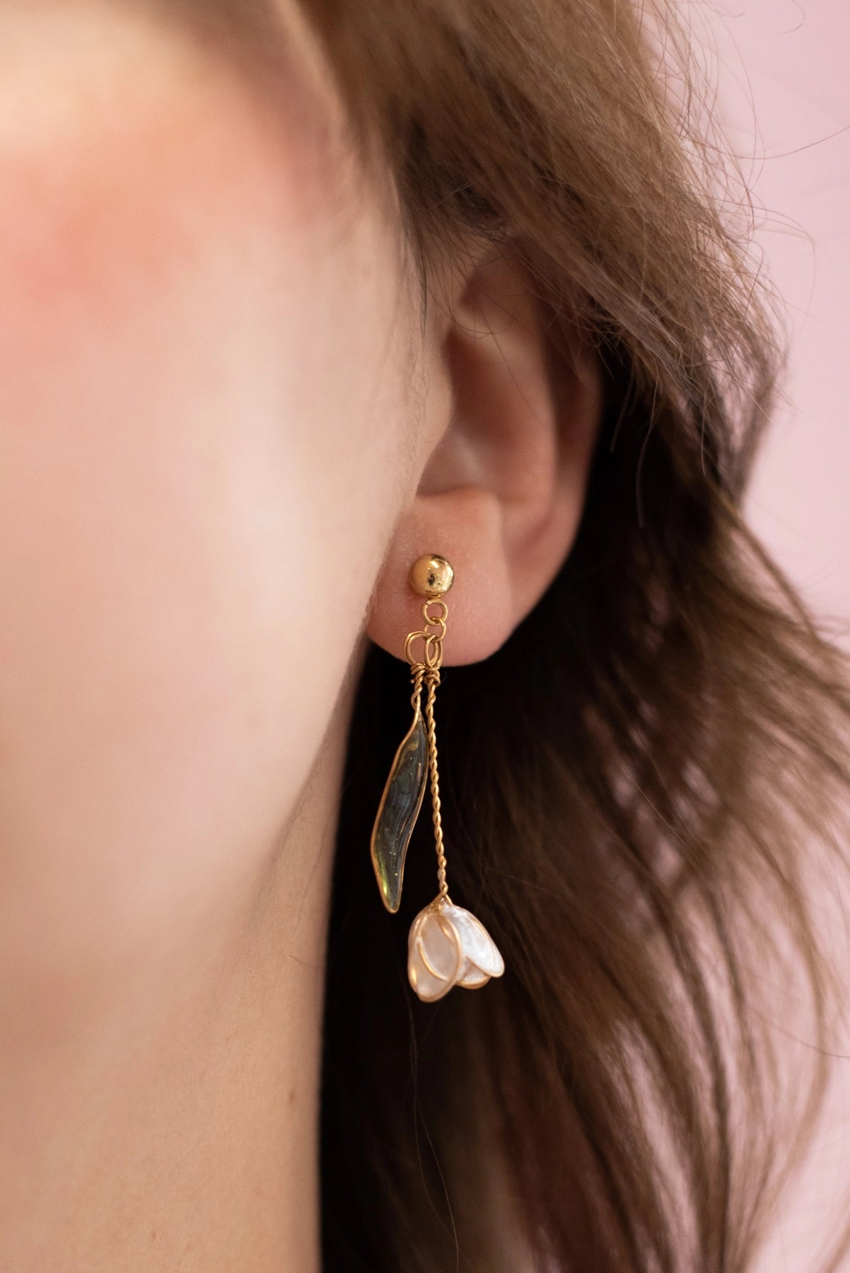 Orecchini Tulipani bianchi - My Little Wish