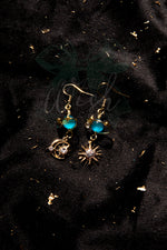 Orecchini Crystal Moon celesti - My Little Wish