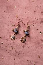 Orecchini Crystal Moon sky blue - My Little Wish