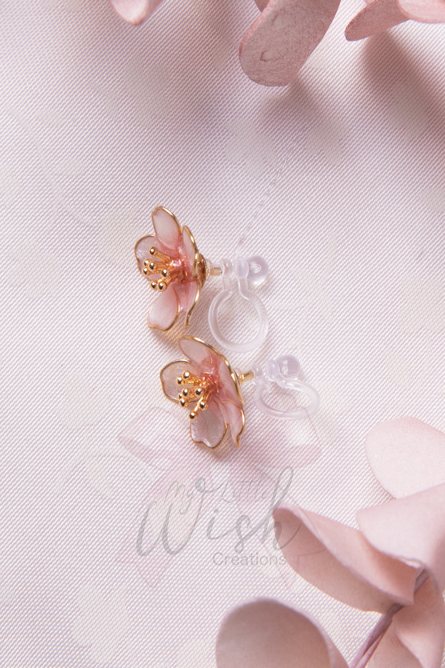 Orecchini Hana Sakura a Clip