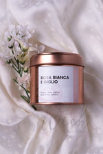 Candela Rosa bianca e Giglio