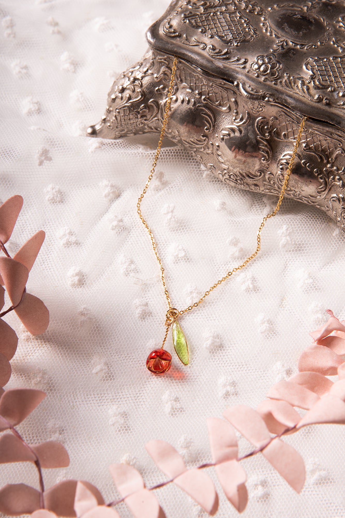 Collana Tulipano rosso - My Little Wish