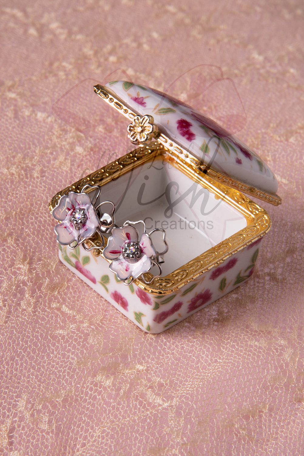 Orecchini Sakura argento - My Little Wish