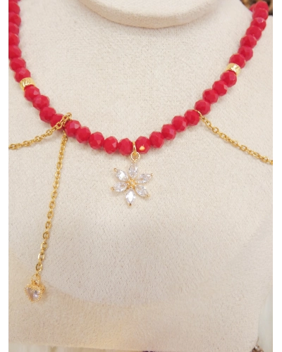 Collana Christmas in red