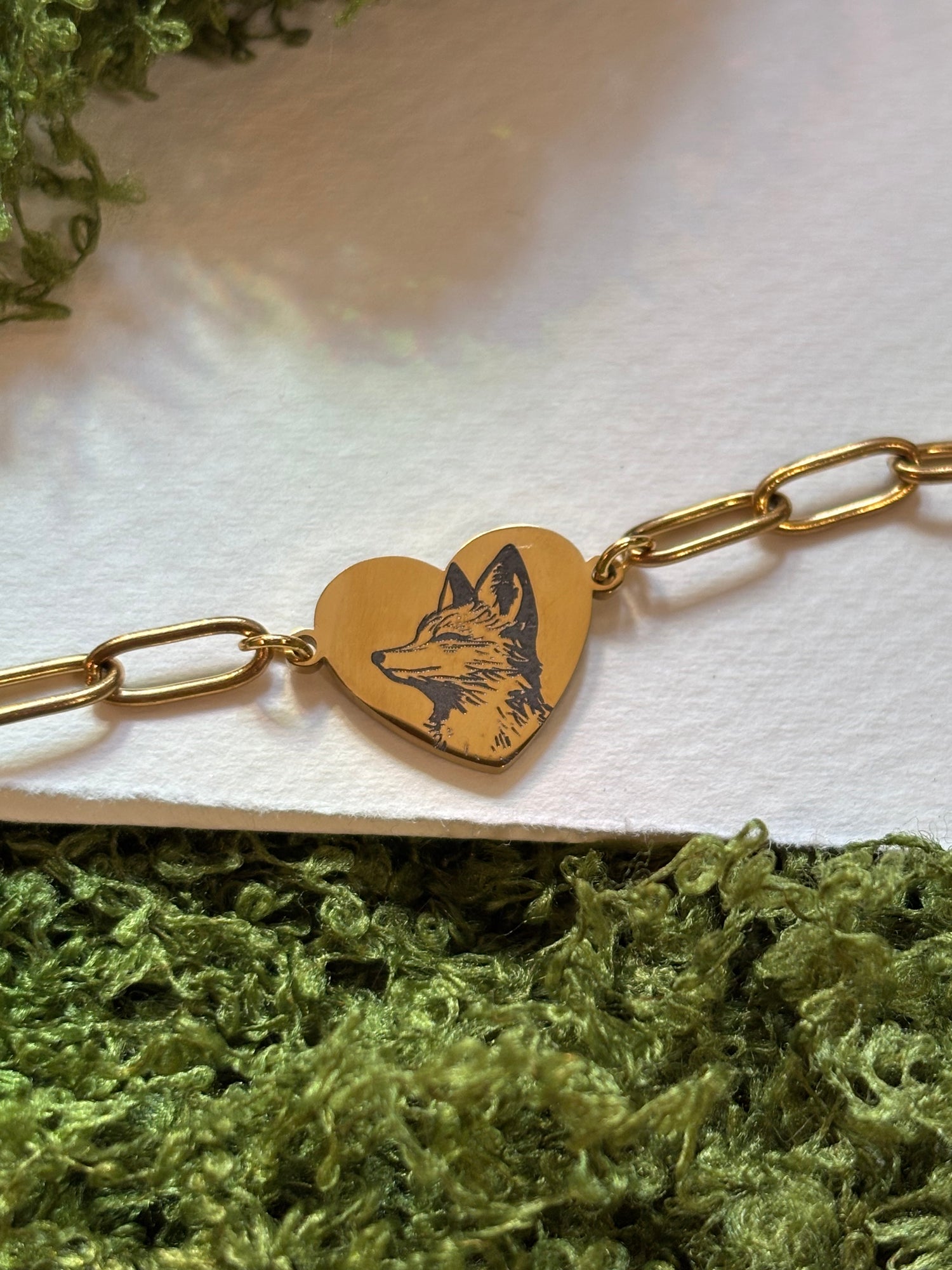 Bracciale Donna Volpe con Incisione Personalizzata