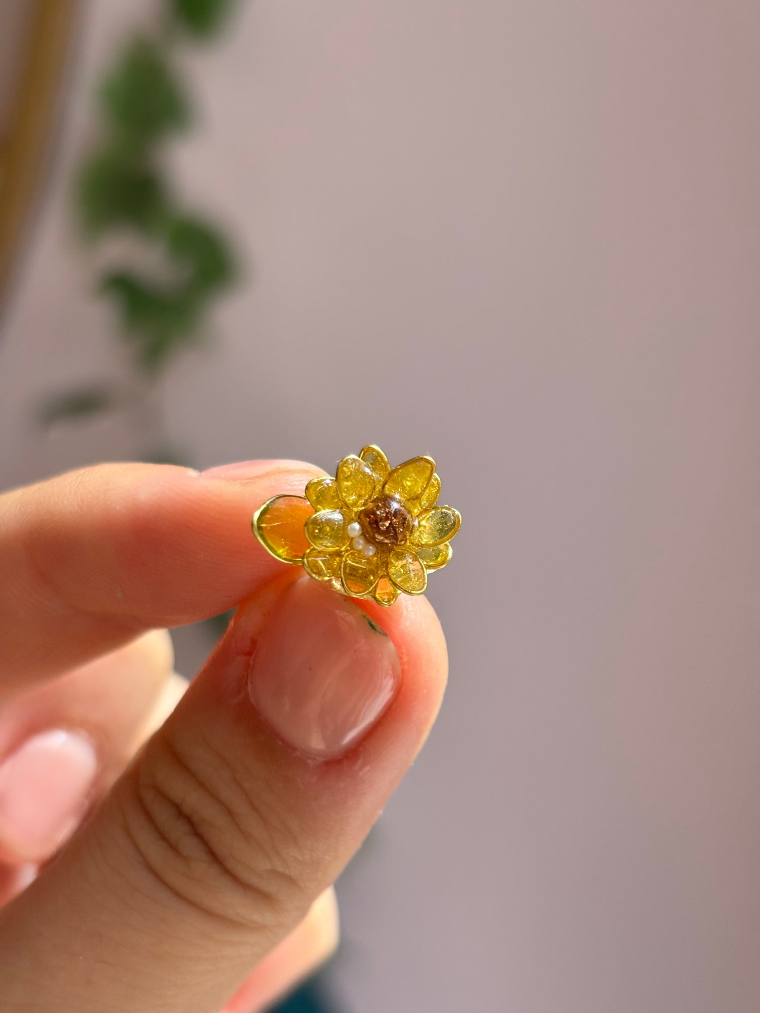 Sunflower Stud Earrings