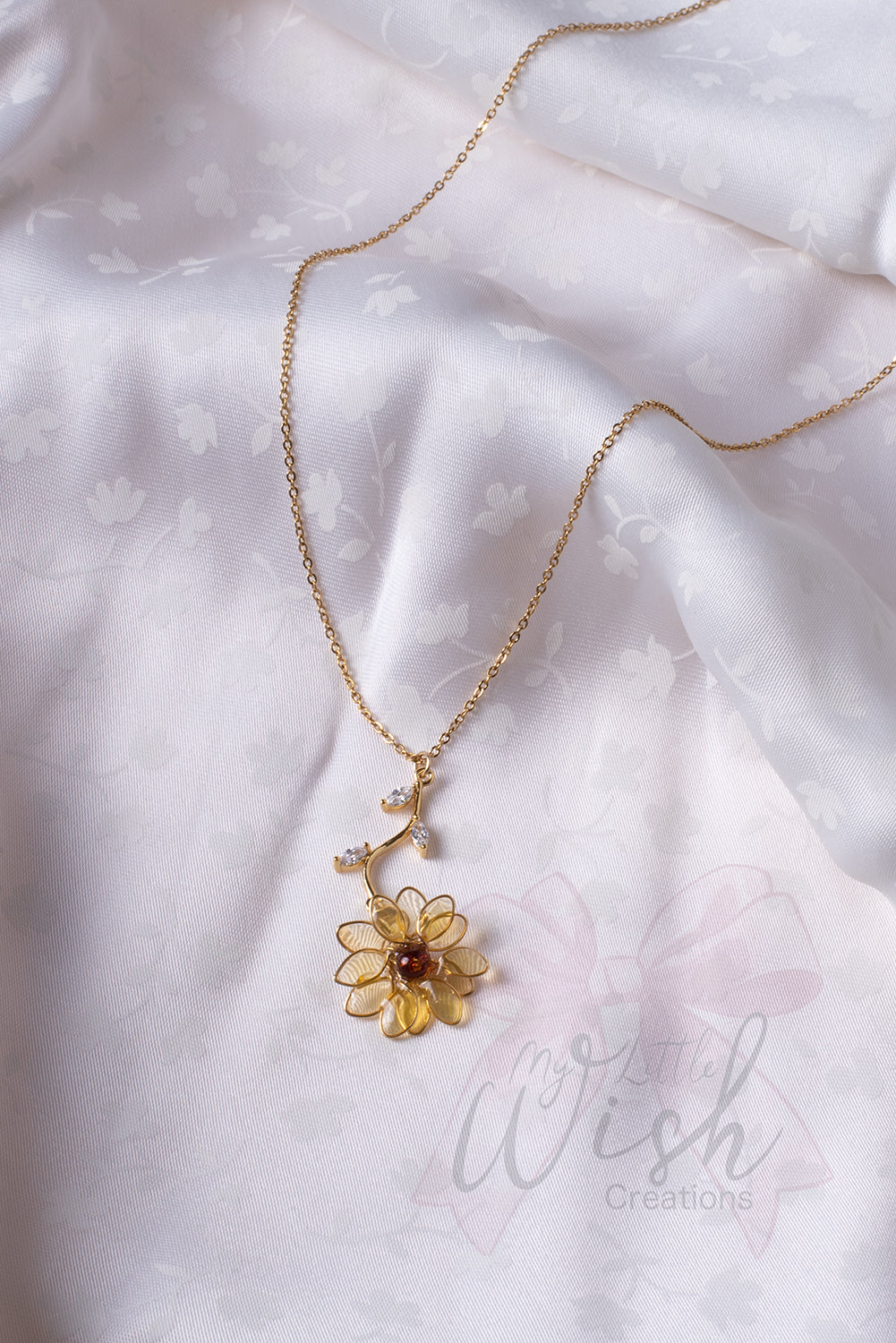 Sunflower Necklace