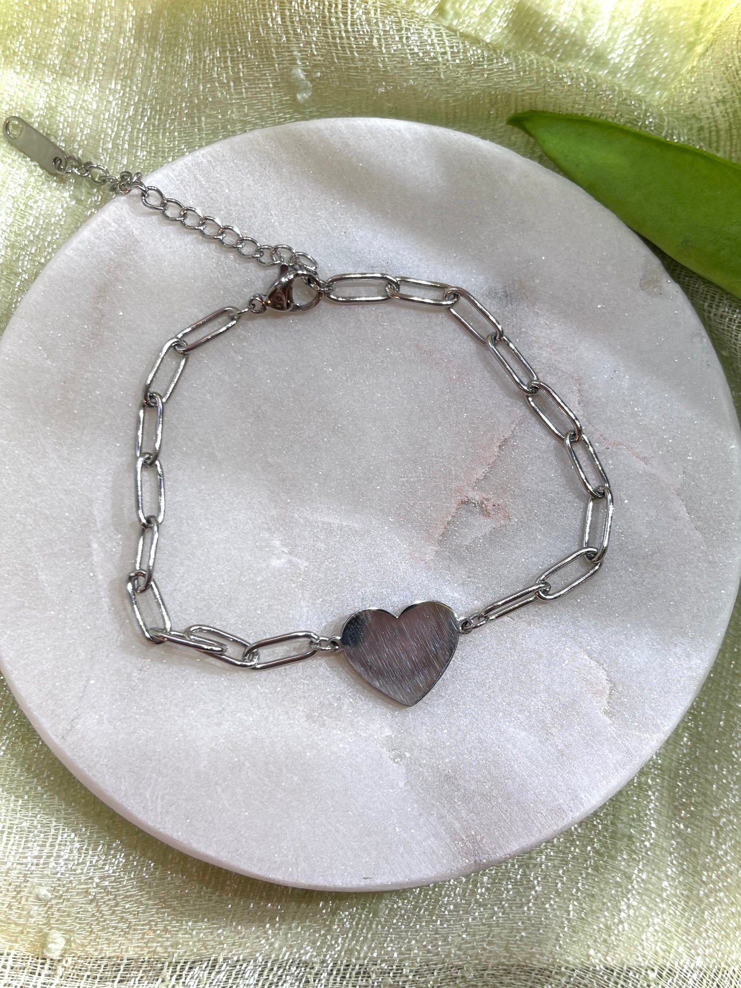 Bracciale Cuore con Incisione Personalizzata