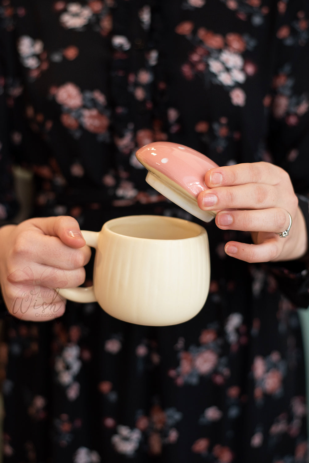 Tazza Fungo rosa