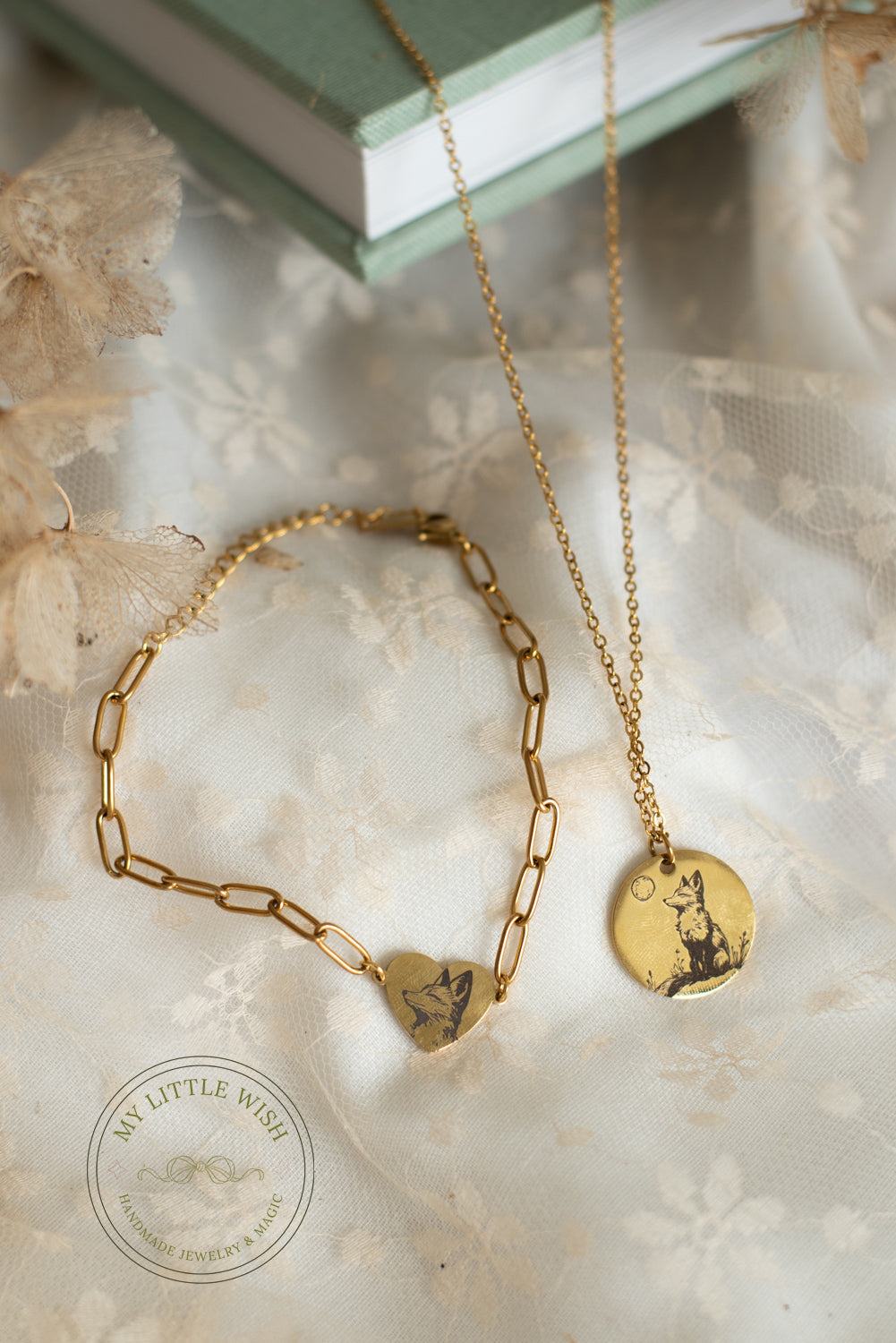 Bracciale Donna Volpe con Incisione Personalizzata