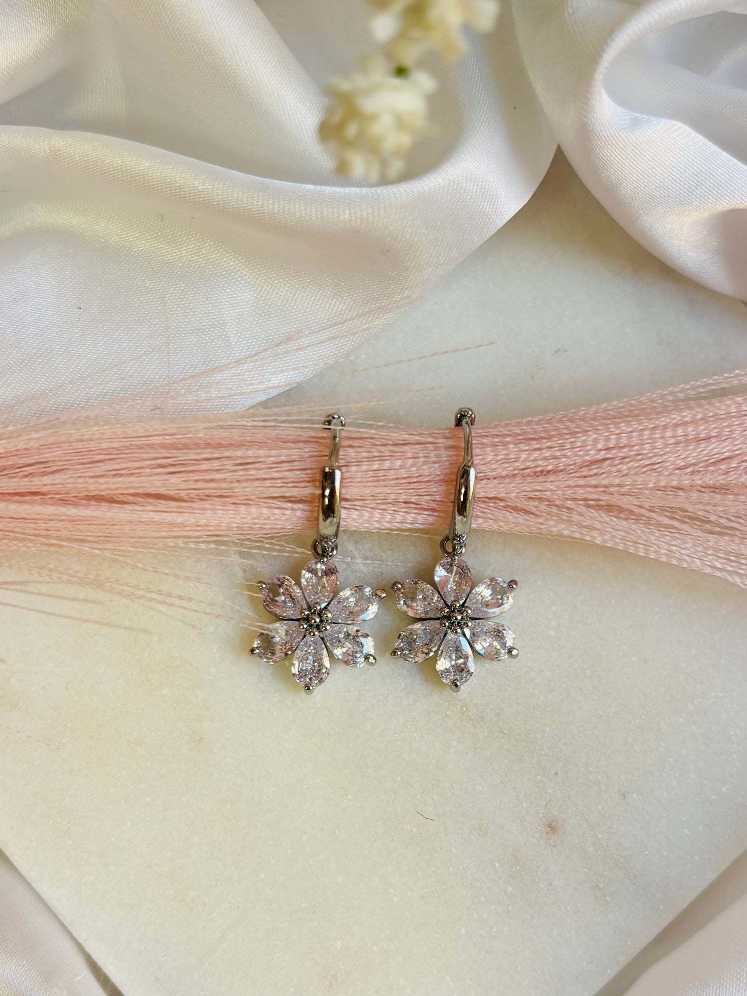 Sophia silver earrings