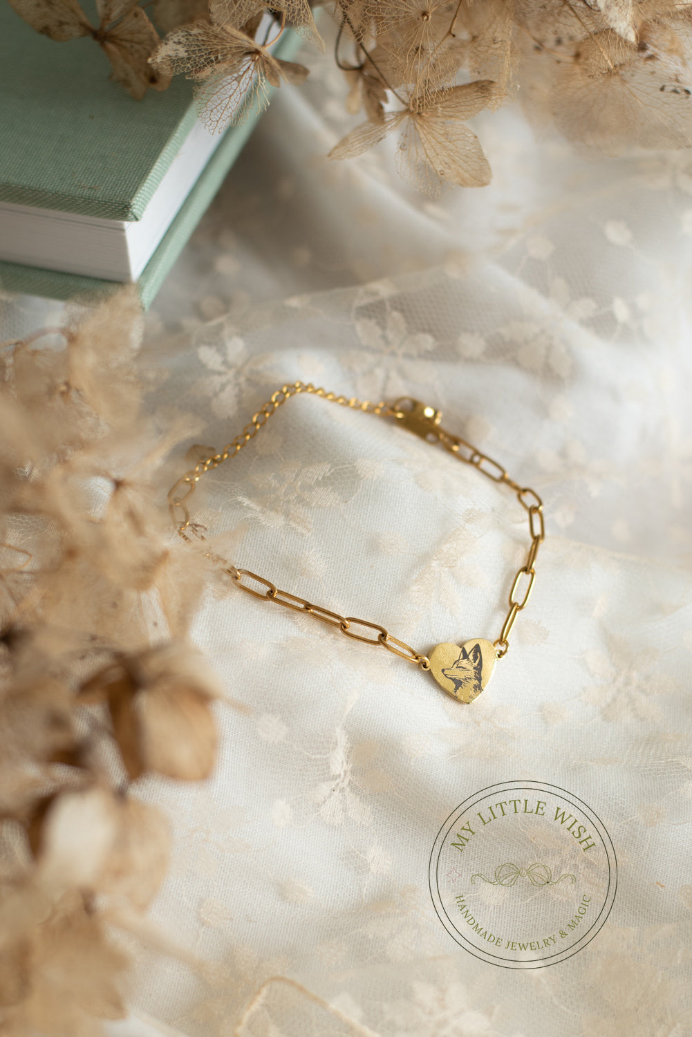 Bracciale Donna Volpe con Incisione Personalizzata
