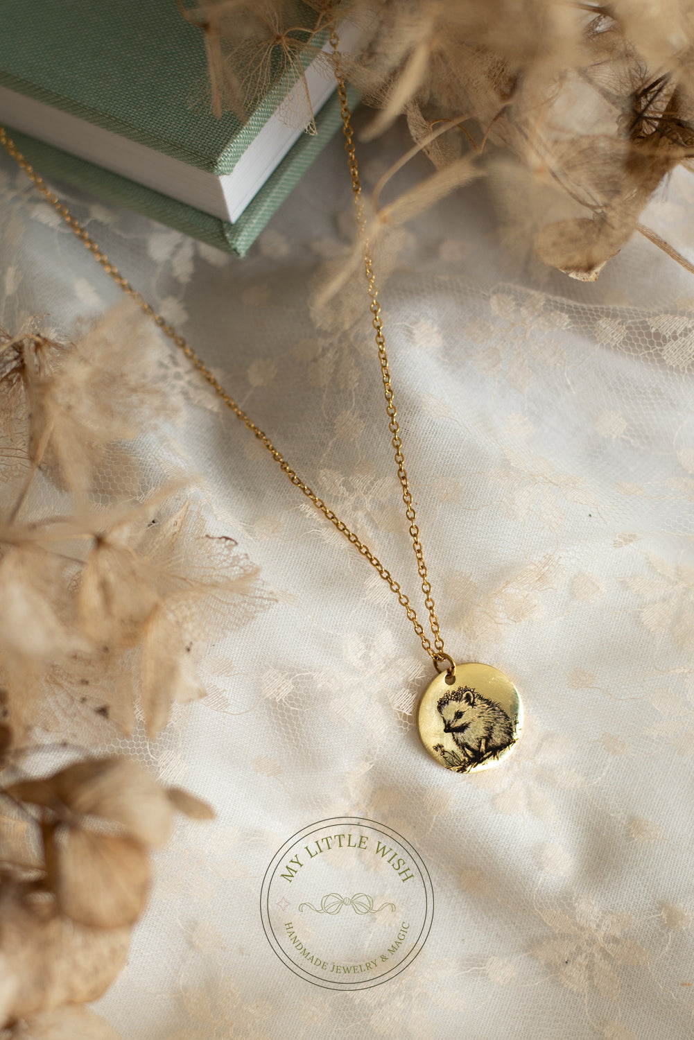 Collana Riccio con Incisione Personalizzata