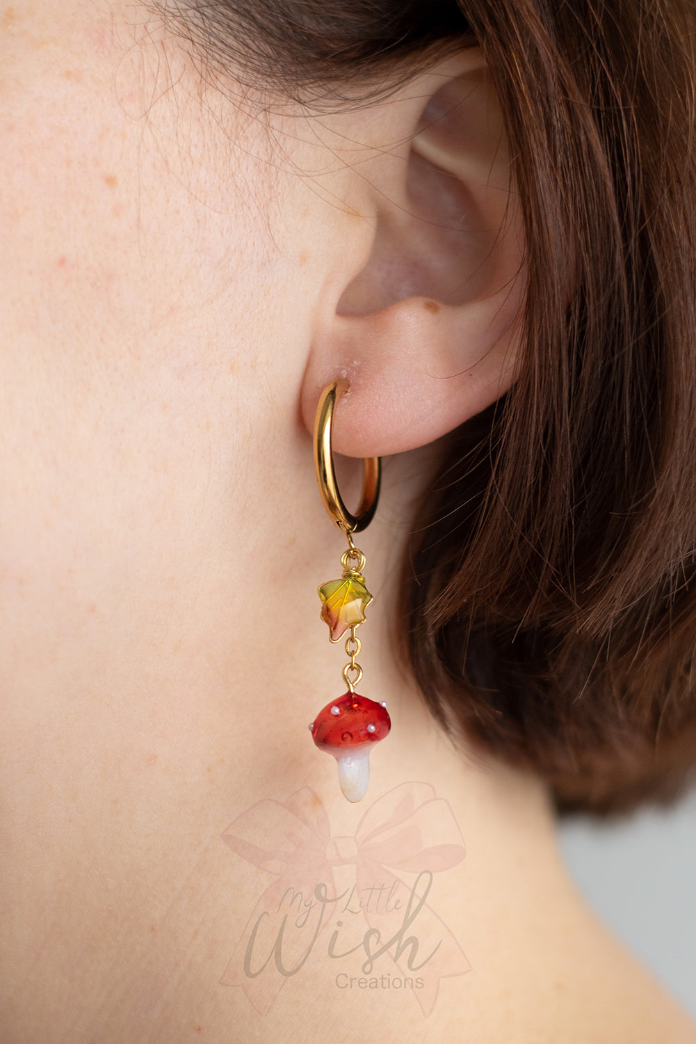 Orecchini Hoops Funghetti