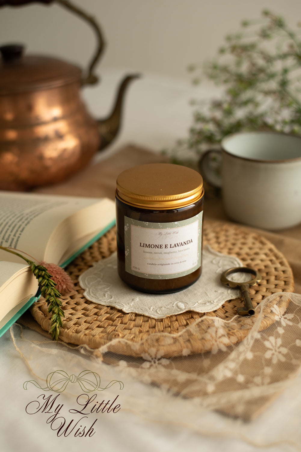 Lemon and Lavender Candle