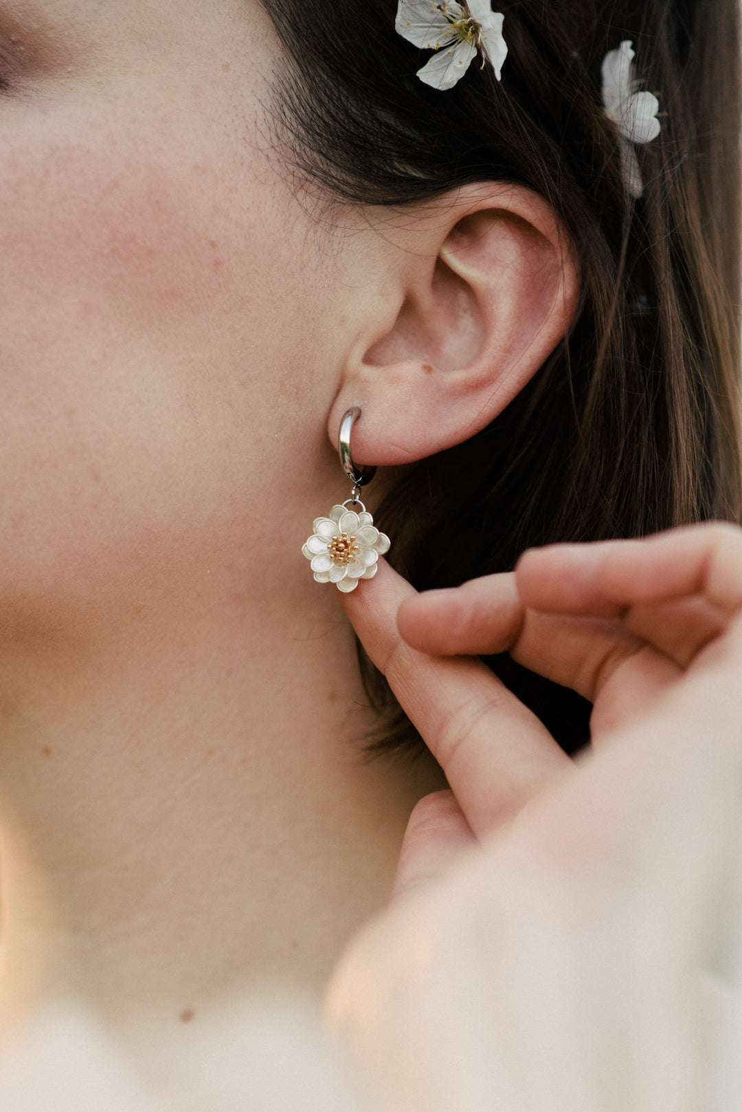 Orecchini hoops Margherite