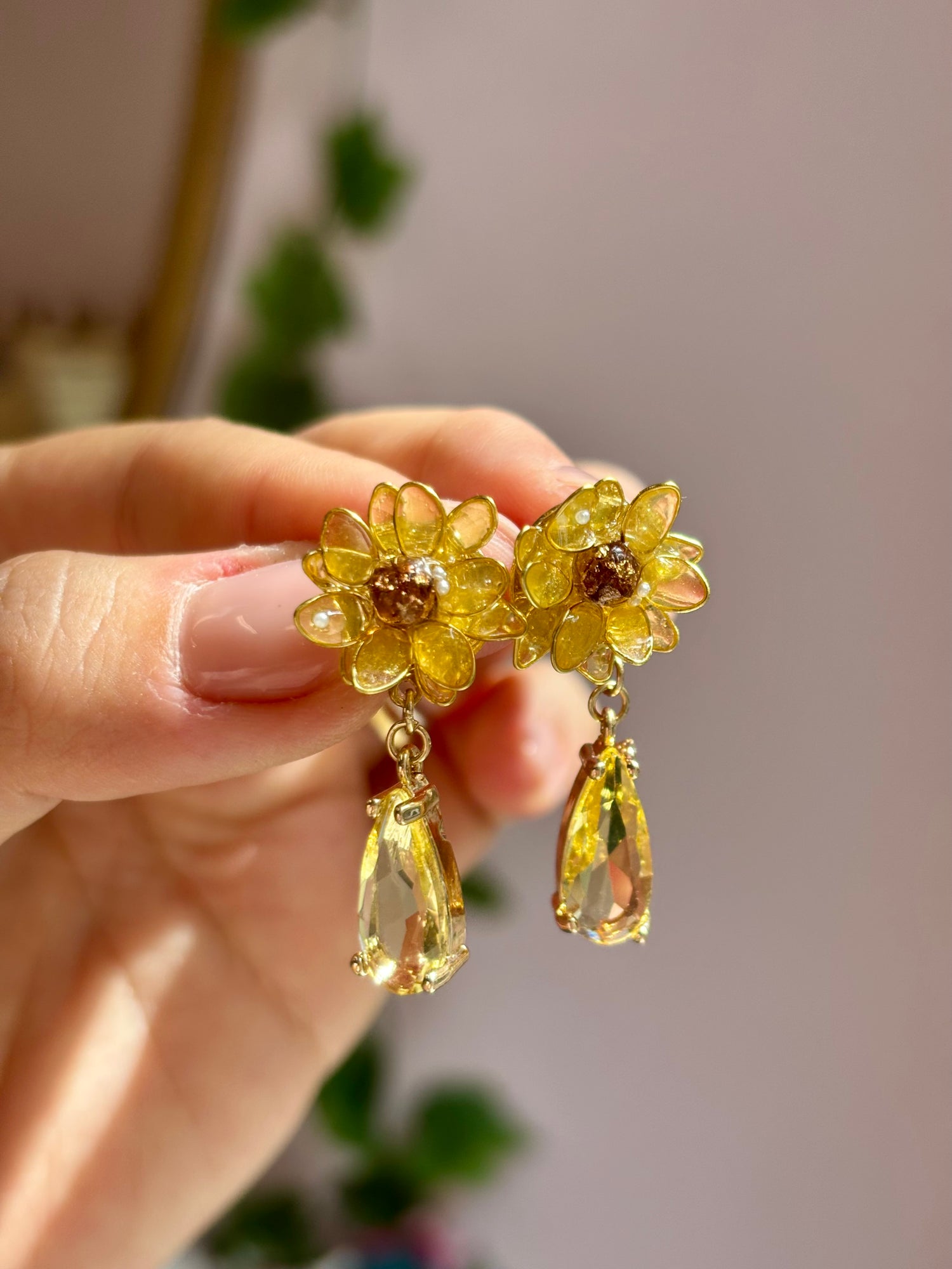 Sunflower Earrings