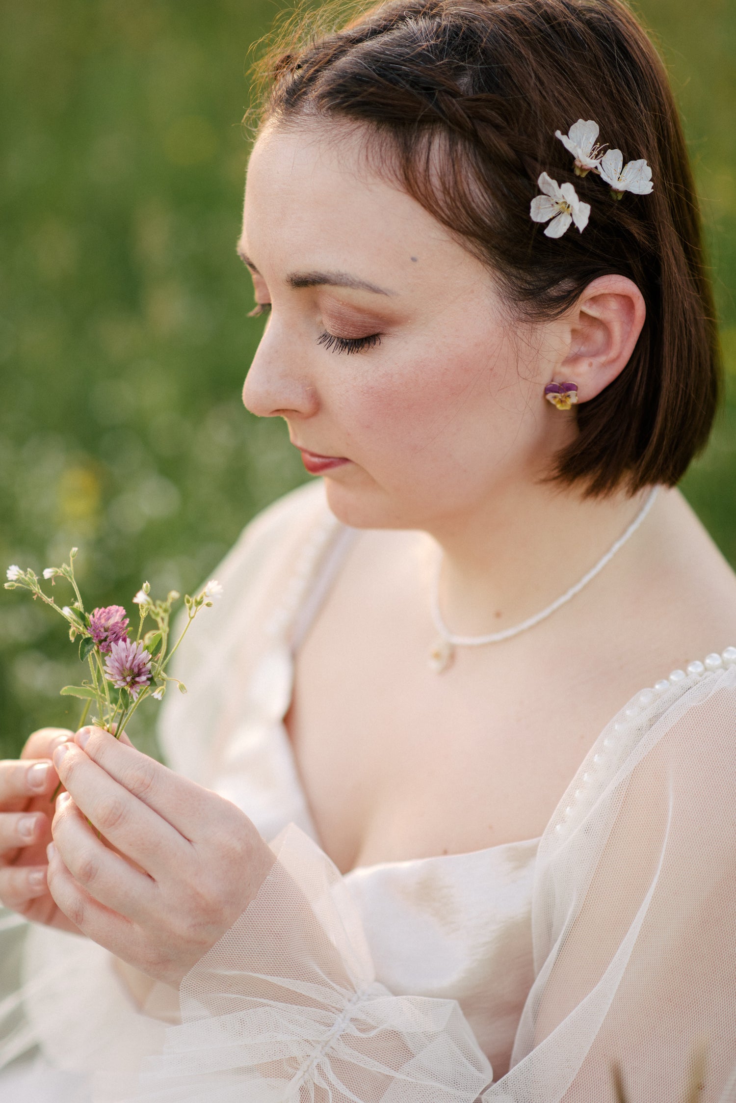 Orecchini Viole del Pensiero