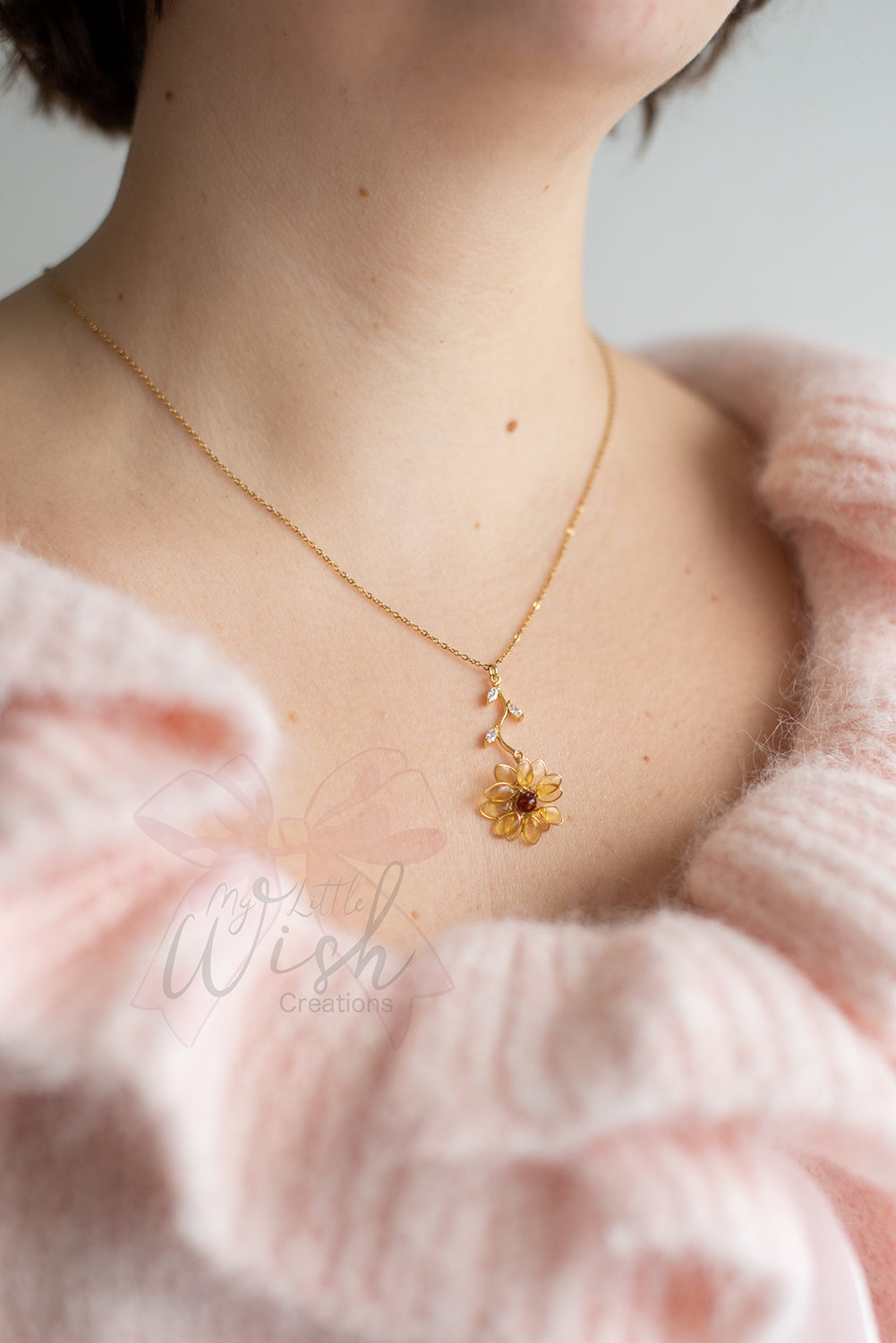 Sunflower Necklace