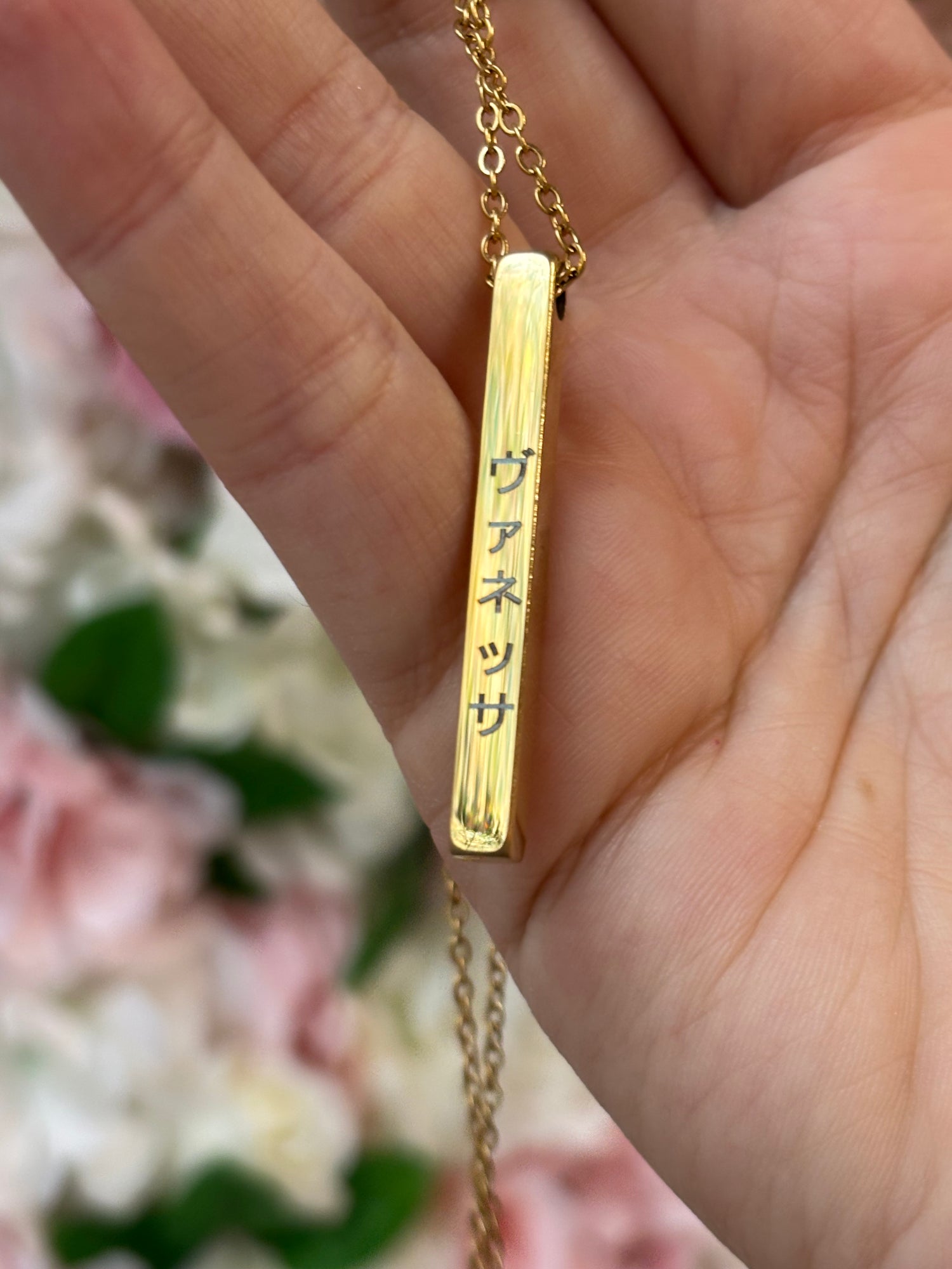 Collana con nome in Giapponese