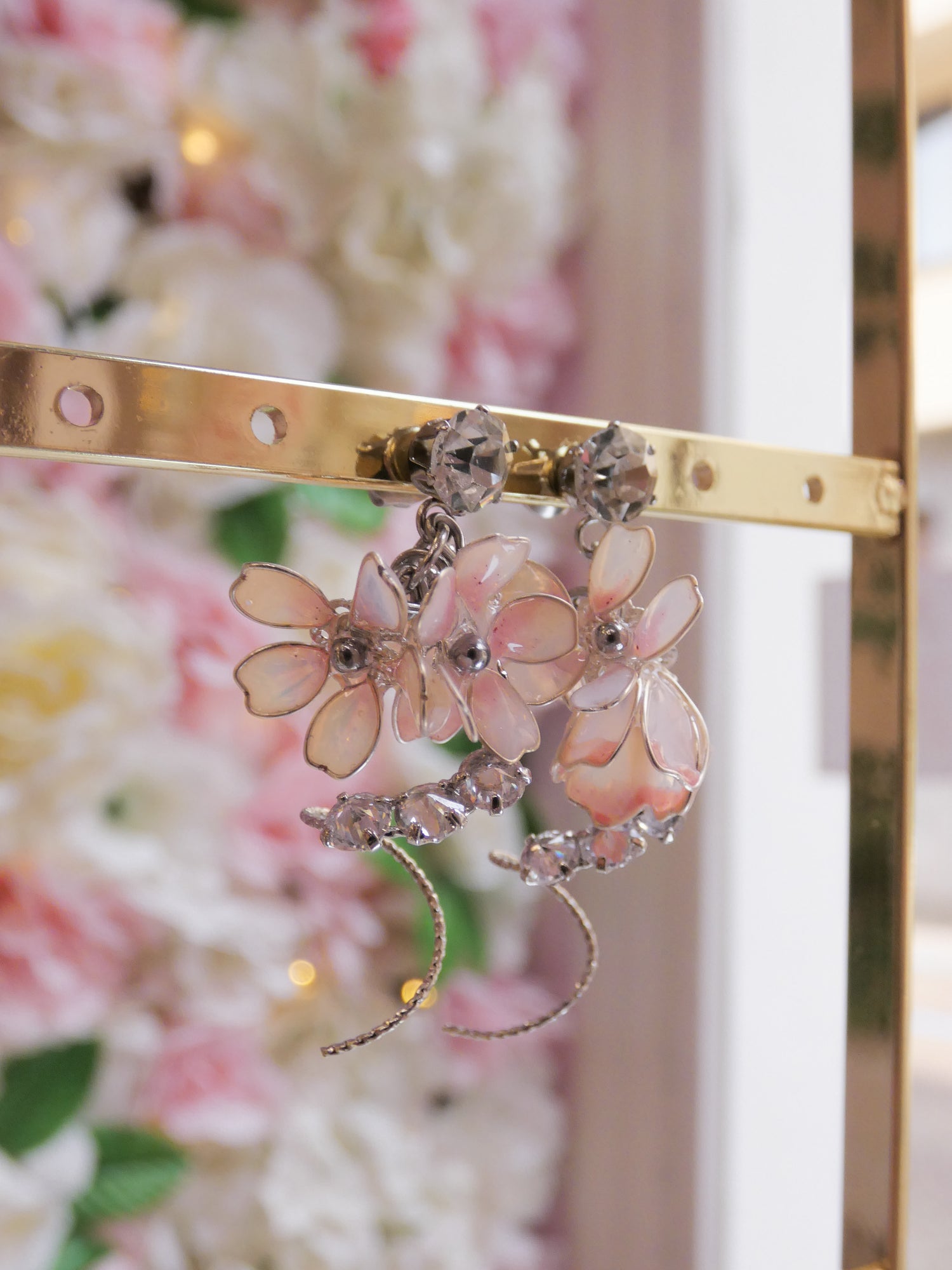 Orecchini Bouquet Hanami argento