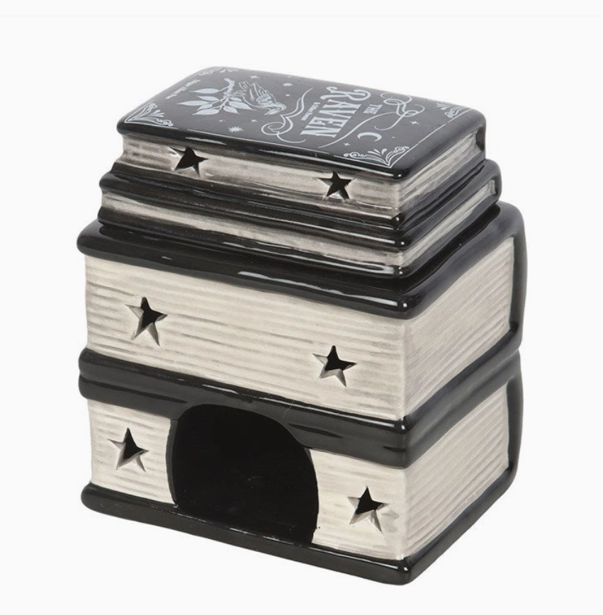 Bruciatore per Tavolette Profumate Libri d’Incantesimi – Mystic Raven