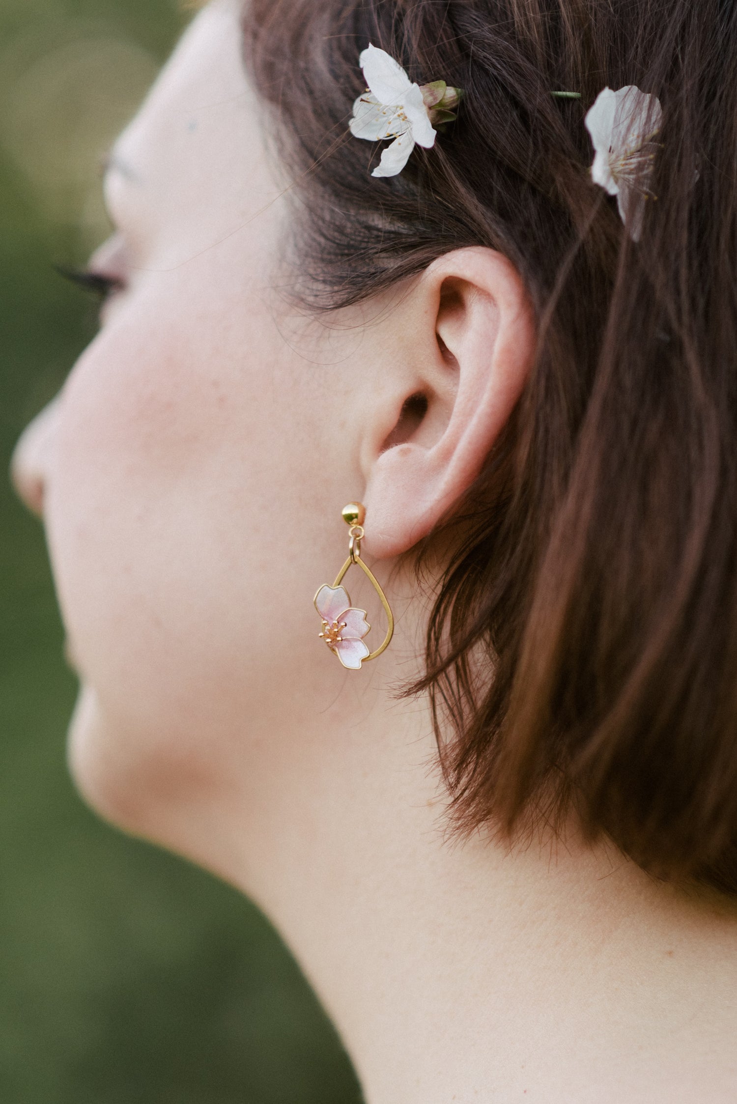 Orecchini Hana Sakura pendenti