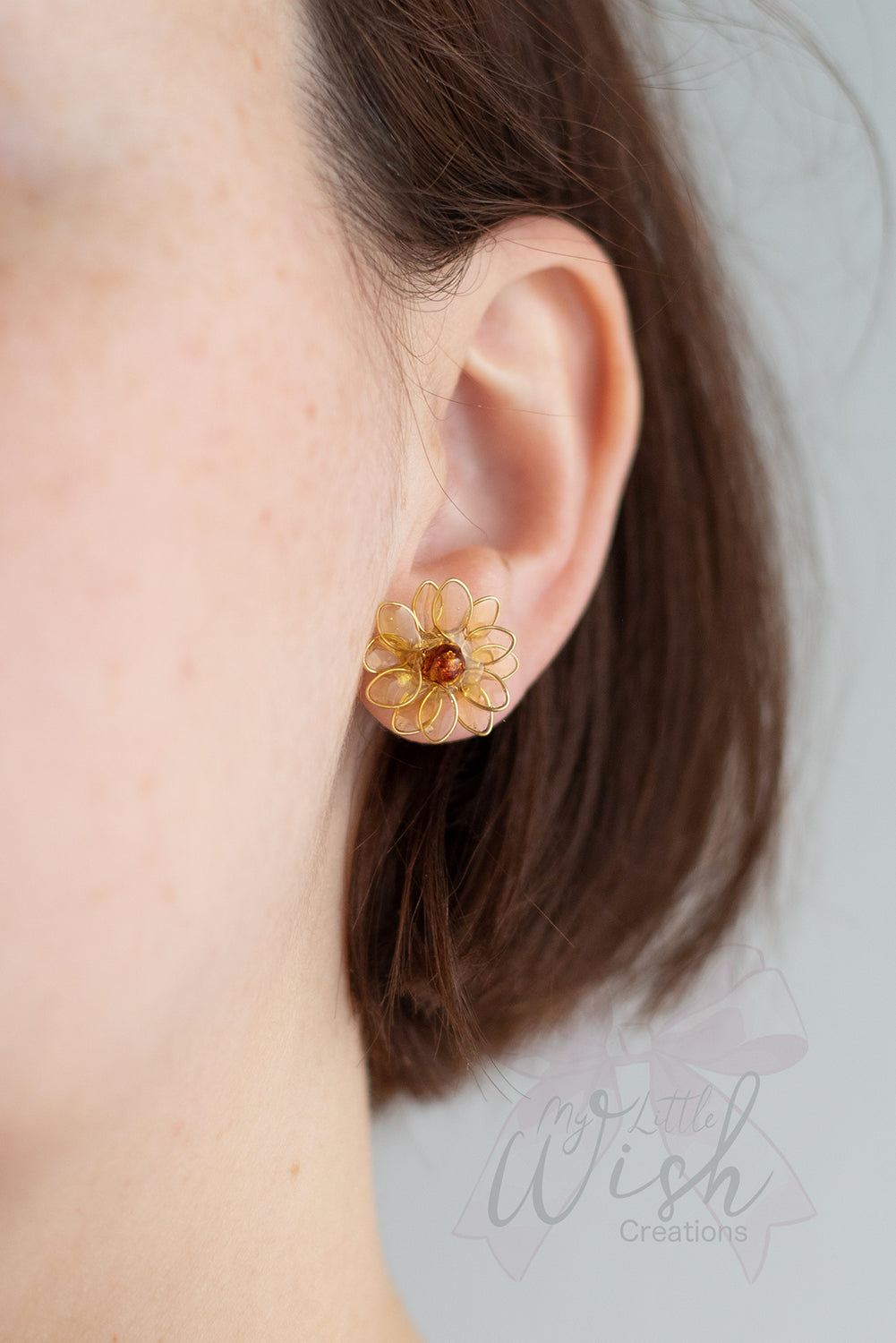 Sunflower Stud Earrings