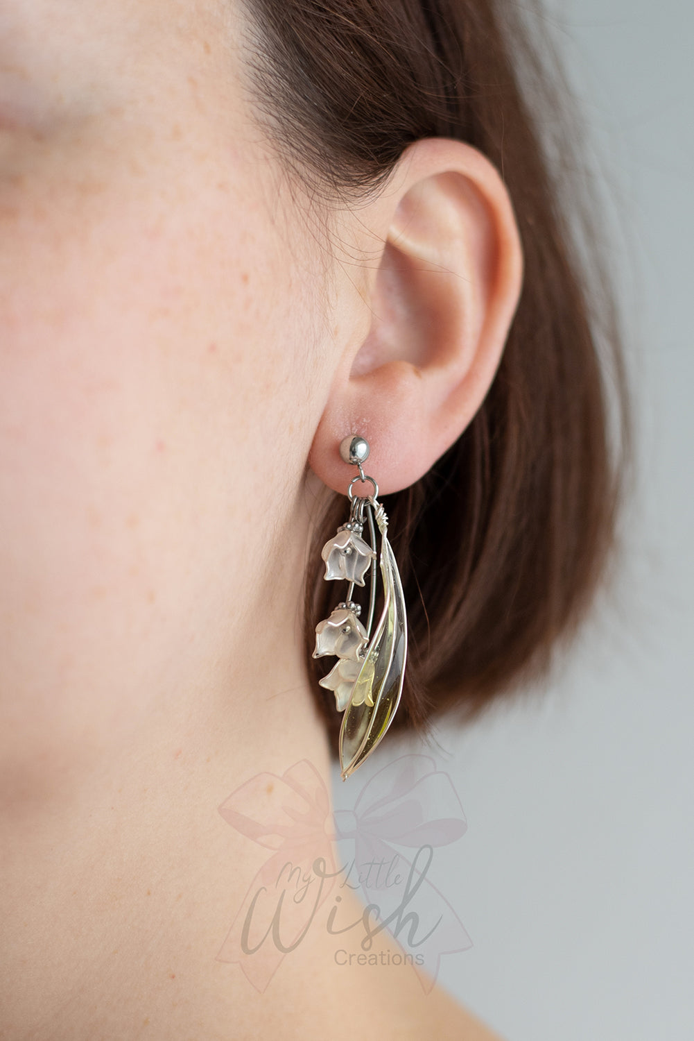 Orecchini Mughetti Cascade Argento