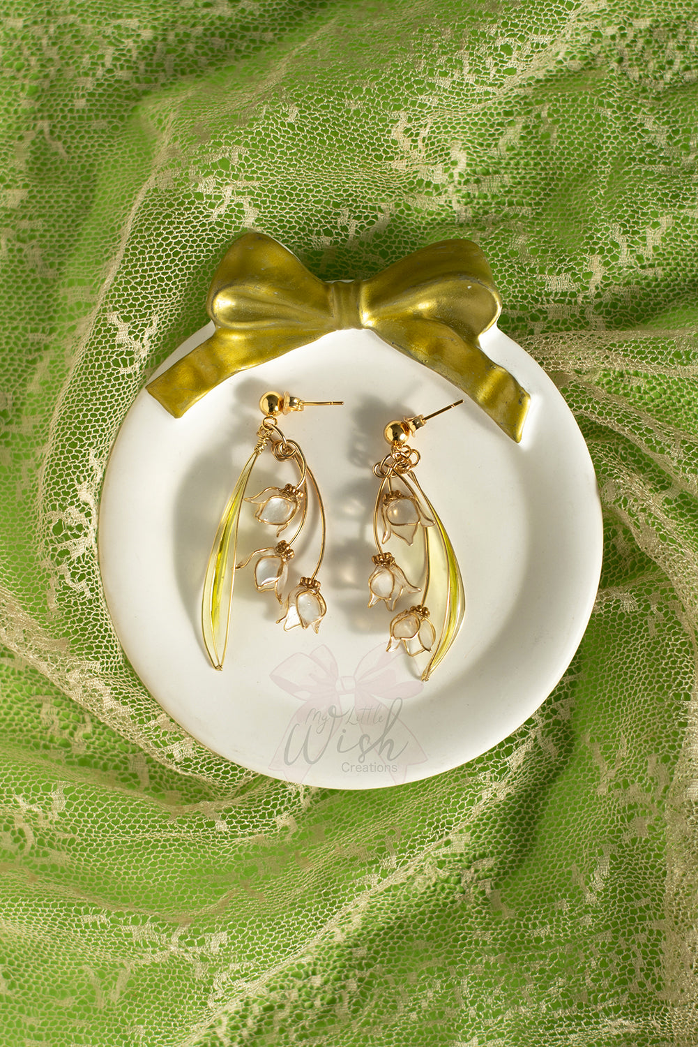 Orecchini Mughetti Cascade Oro