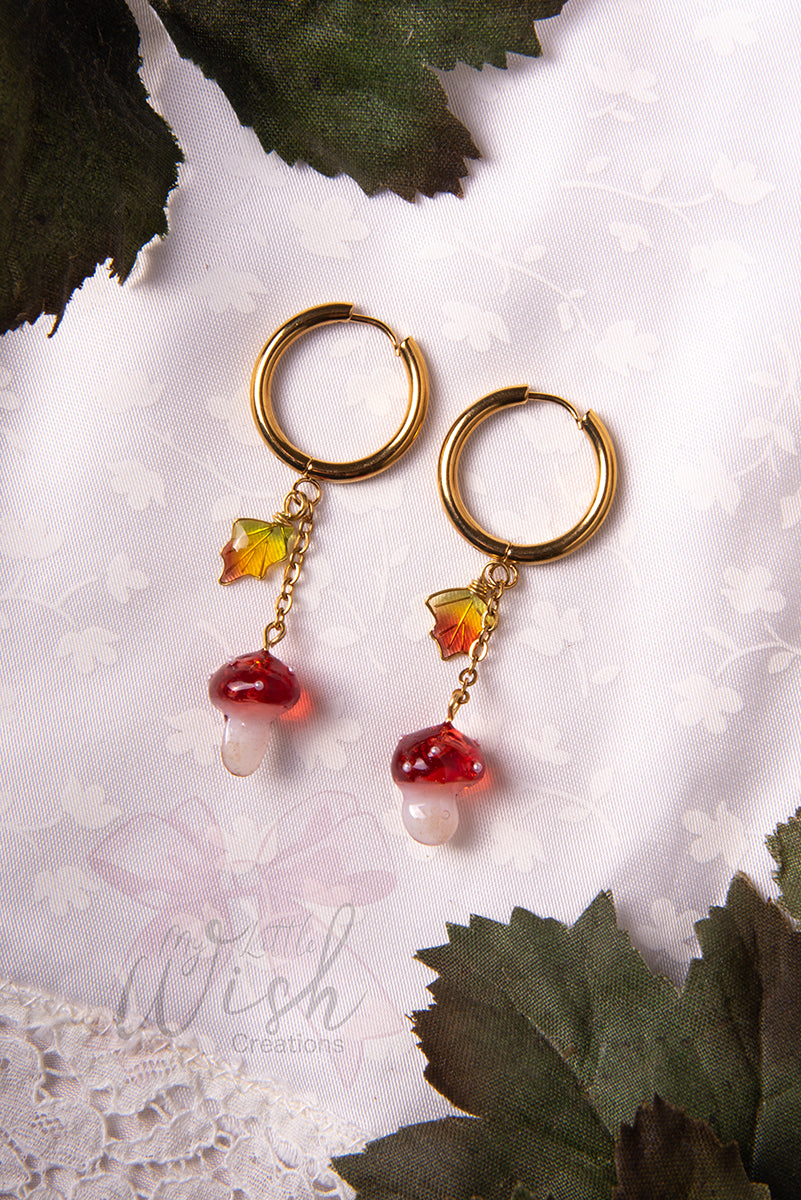 Orecchini Hoops Funghetti