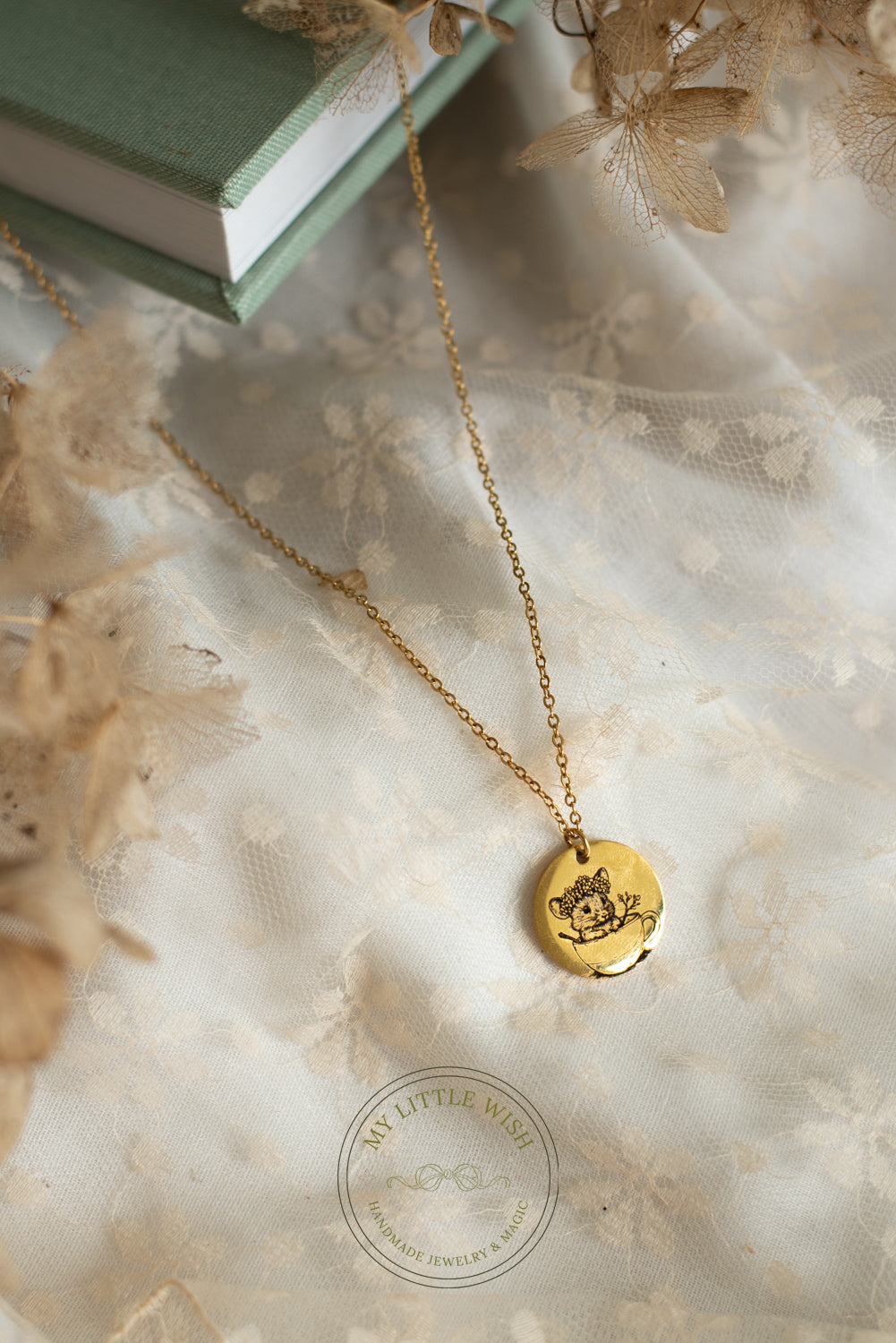Collana Topolino con Incisione Personalizzata
