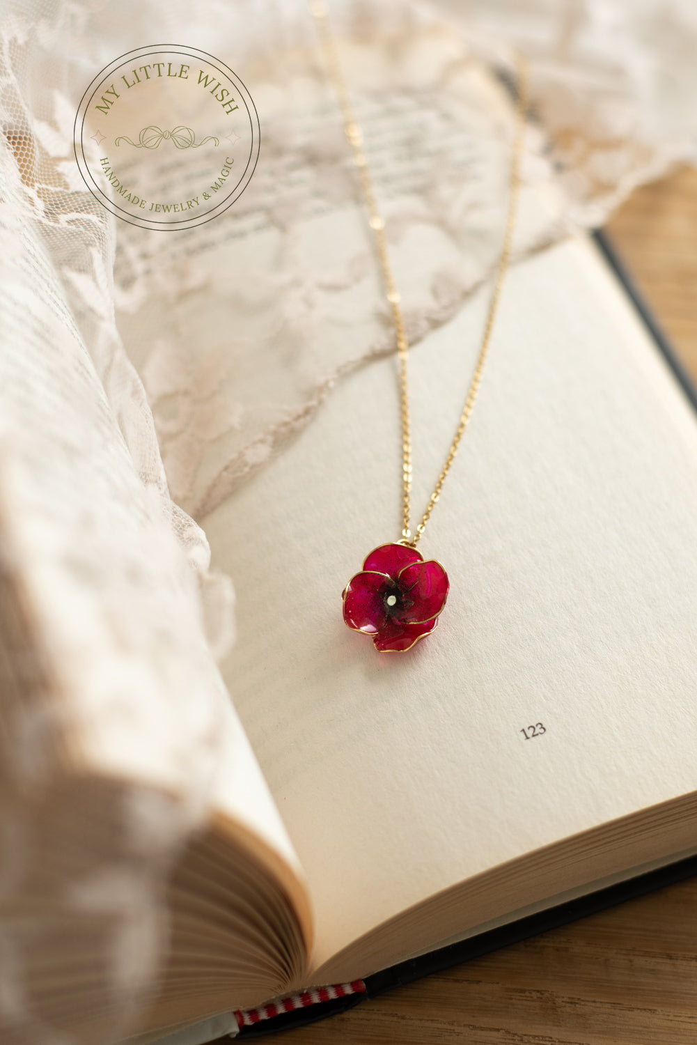 Collana Papavero