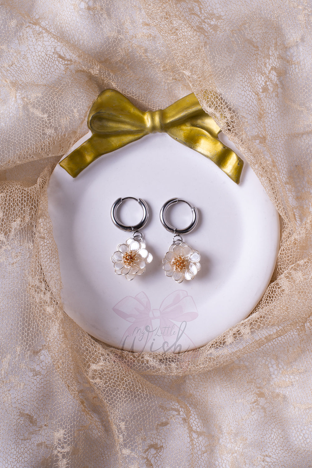 Orecchini hoops Margherite